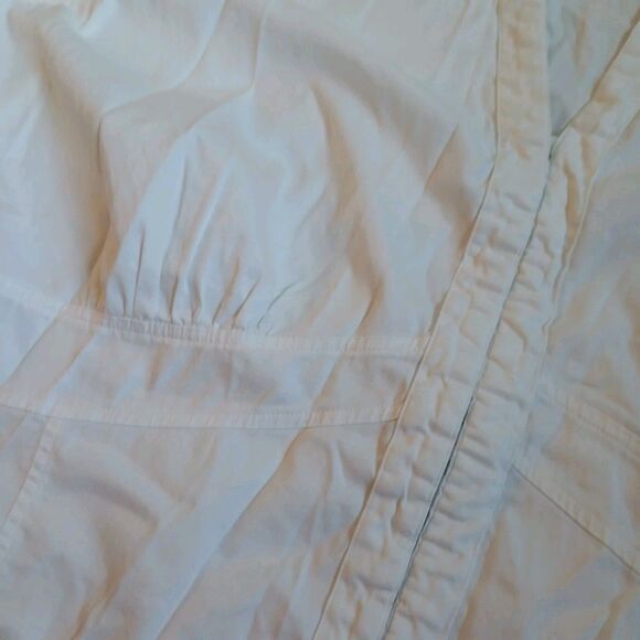 Venezia White Sleeveless Collared Shirt Size 26/28 Classic 90s - Picture 4 of 7